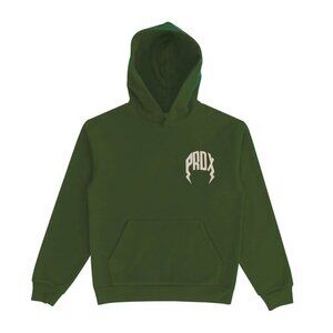 Paradox Lab Neutral Tone Olive Green Lightning Arc Logo Philly USA Size XSmall
